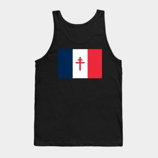 Free France Flag Tank Top